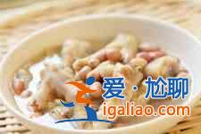 雞腳花生湯？