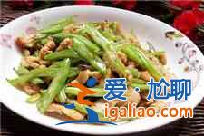 四季豆炒肉的做法？