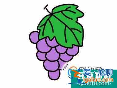 怎么畫葡萄的簡筆畫？