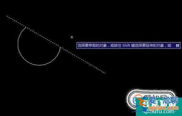 如何cad當中畫圓、直線以及剪切？
