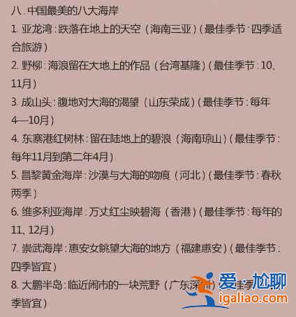 盤點(diǎn)各種中國最美（附最佳觀看時間）？