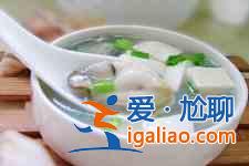 海蠣子燉豆腐？