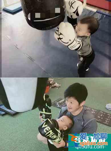 謝楠曬6歲兒子手臂線條 背部肌肉已見雛形？