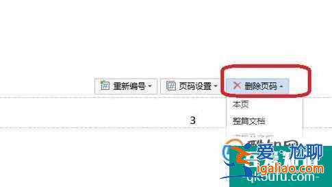 wps文檔中如何插入頁碼和刪除頁碼？