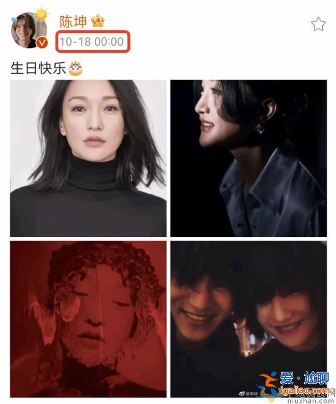 陳坤卡點(diǎn)曬照為周迅慶47歲生日，連續(xù)12年未缺席