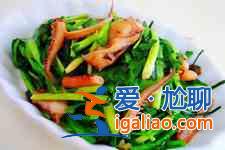 魷魚(yú)炒韭菜？