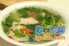 菠菜湯的做法？