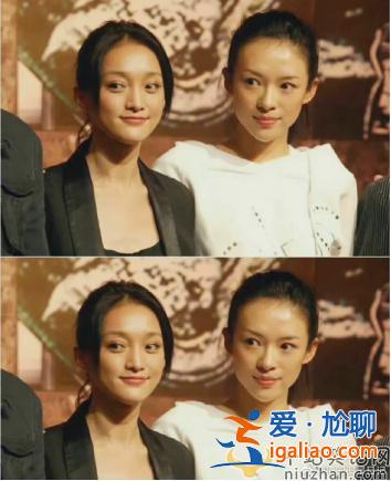 周迅章子怡同框舊照，10多年過去了兩人容貌幾乎沒差