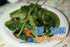 蒜泥生菜的做法？