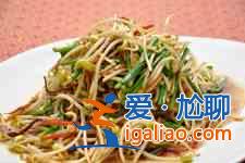 豆芽的做法？