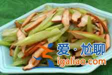 芹菜香干怎么做？