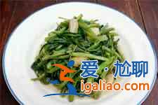 蒜泥空心菜怎么炒？
