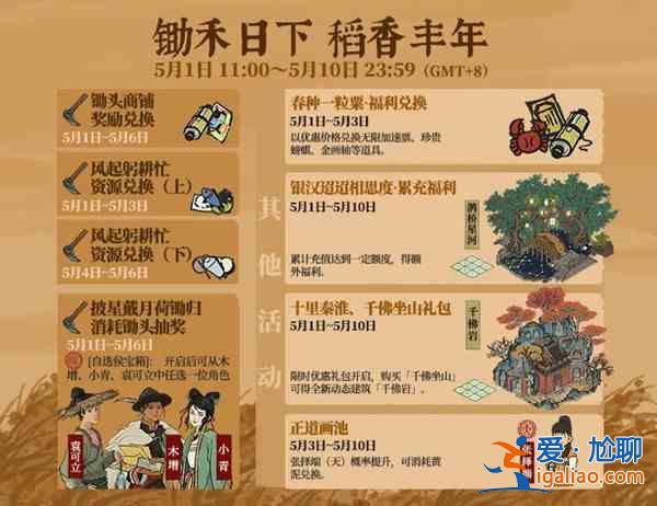 江南百景圖五一活動大全 2021五一勞動節(jié)活動內(nèi)容一覽？