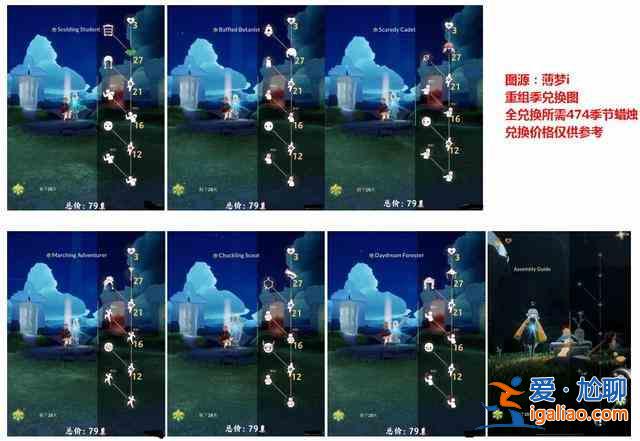 光遇集結(jié)季兌換列表大全 集結(jié)季物品兌換匯總？