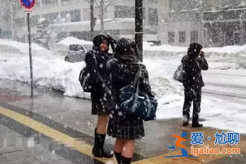 日本女生冬天穿裙子是忍？還是真不冷？？