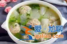 冬瓜丸子湯的做法？