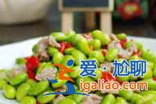 炒毛豆的做法？