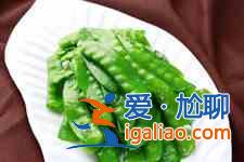 炒荷蘭豆的家常做法？