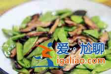 炒荷蘭豆的家常做法？