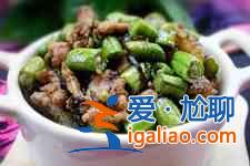 橄欖菜炒豆角的做法？