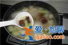 香菇冬瓜湯的做法？