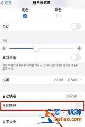 iphone12怎么打開抬起亮屏？