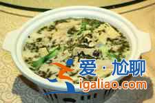 雪里紅燉豆腐？