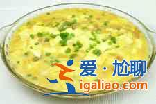 蟹黃豆腐的做法？