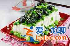 小蔥拌豆腐的做法？