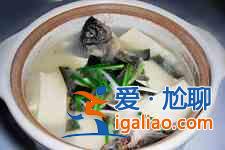 海帶豆腐湯的做？