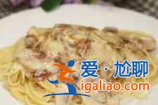 奶油蘑菇意面？