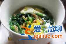 菠菜雞蛋湯的做法？
