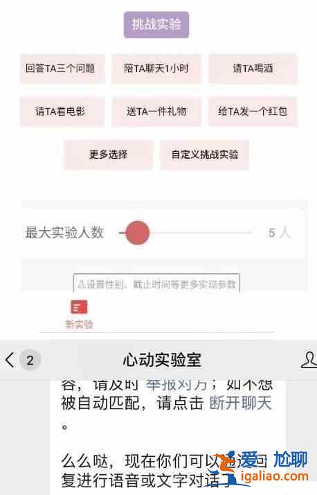 心動實(shí)驗(yàn)室怎么玩？心動實(shí)驗(yàn)室怎么匹配？怎么取消實(shí)驗(yàn)？怎么結(jié)束聊天？？