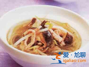 豆芽湯的做法？