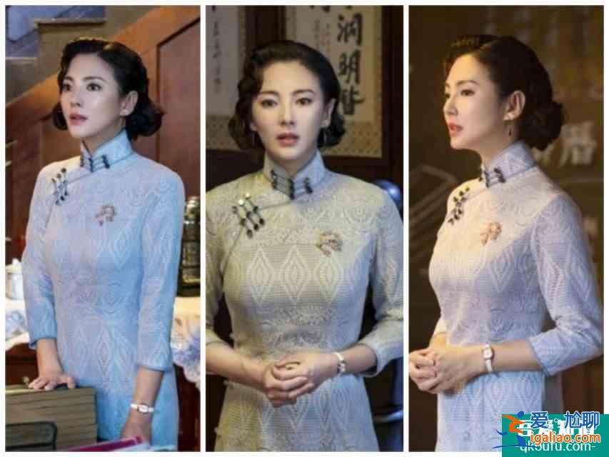 旗袍美探馬伊琍上演旗袍風(fēng)，張雨綺客串旗袍復(fù)古波紋頭造型美呆了？