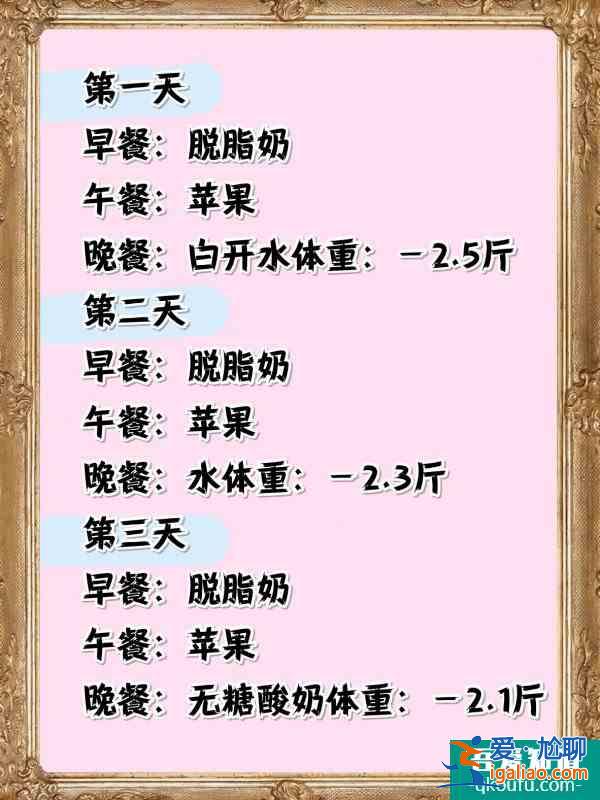 明星減肥法?21天暴瘦20斤?？