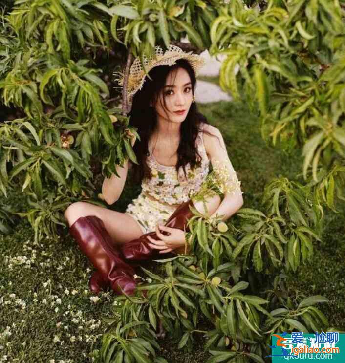 曝趙麗穎森系寫真 夏日小雛菊裝清新十足夢幻迷人？