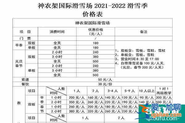 2021年神農(nóng)架滑雪場(chǎng)開放時(shí)間 神農(nóng)架滑雪場(chǎng)門票多少錢？