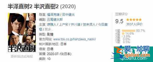 等了7年開分9.5！[半澤直樹2]五星刷屏打不死的職場小強回來了？