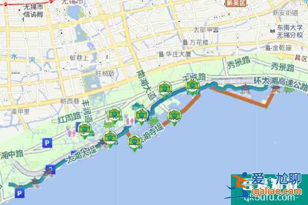 無錫貢湖灣彩虹步道地址及交通指南？