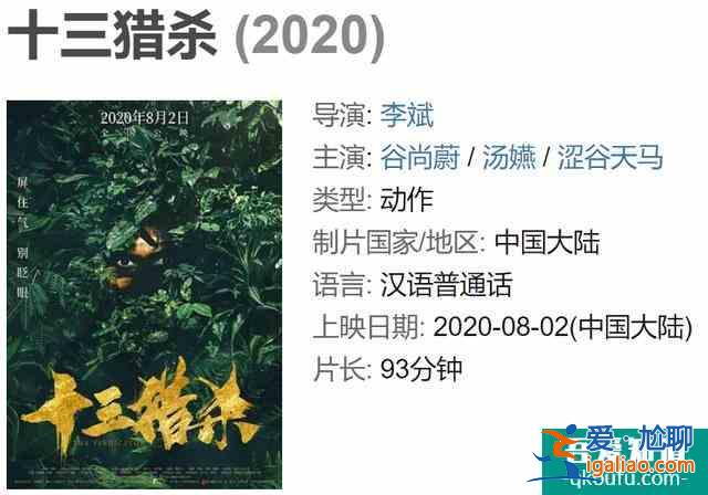 《十三獵殺》8月首映，少林俗家弟子實(shí)力開(kāi)打，女主顏值宛若天仙？