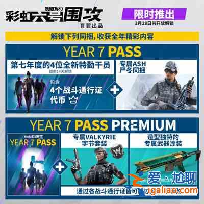 彩虹六號y7s1賽季什么時候開啟？y7s1賽季開啟時間分享與說明？