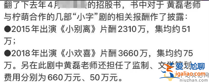 黃磊最近出啥事?被爆料四部作品片酬過億 證據(jù)明顯繳稅問題引爭議