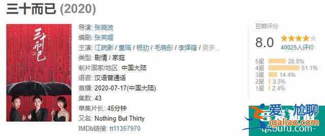 《三十而已》詮釋了當(dāng)代愛(ài)情中女人怎樣愛(ài)自己，僅此而已嗎？？