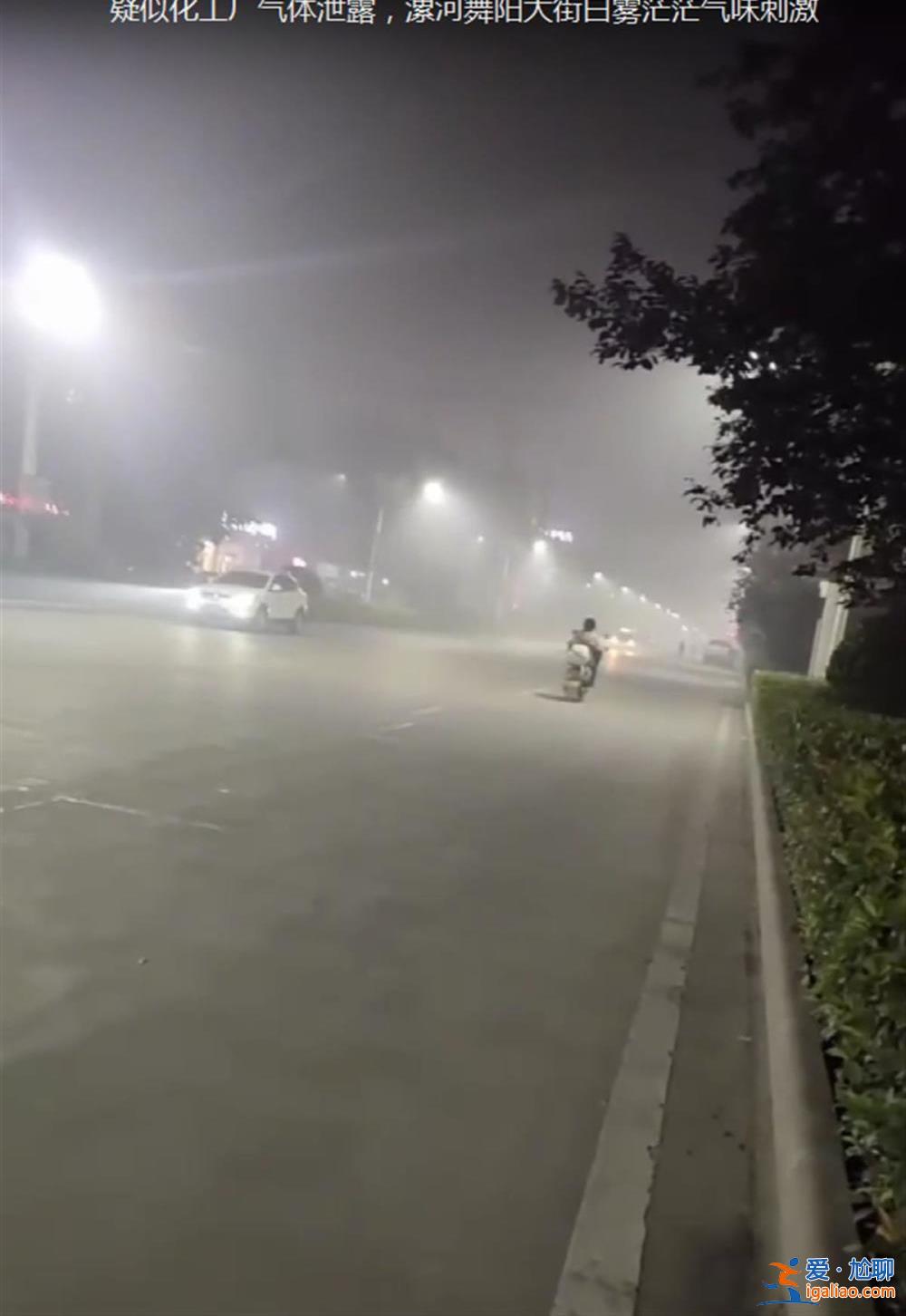 河南舞陽(yáng)一地現(xiàn)異常大霧 有市民路過(guò)后嗓子不適 附近有多家化工企業(yè)？