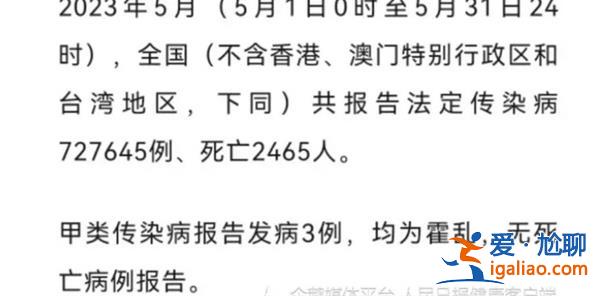 時(shí)隔6個(gè)月中國(guó)再現(xiàn)霍亂病例，霍亂是什么[中國(guó)]？