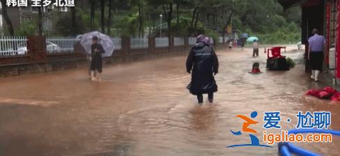 韓國持續(xù)暴雨引發(fā)山體滑坡 已致20人死亡 10余人失蹤？