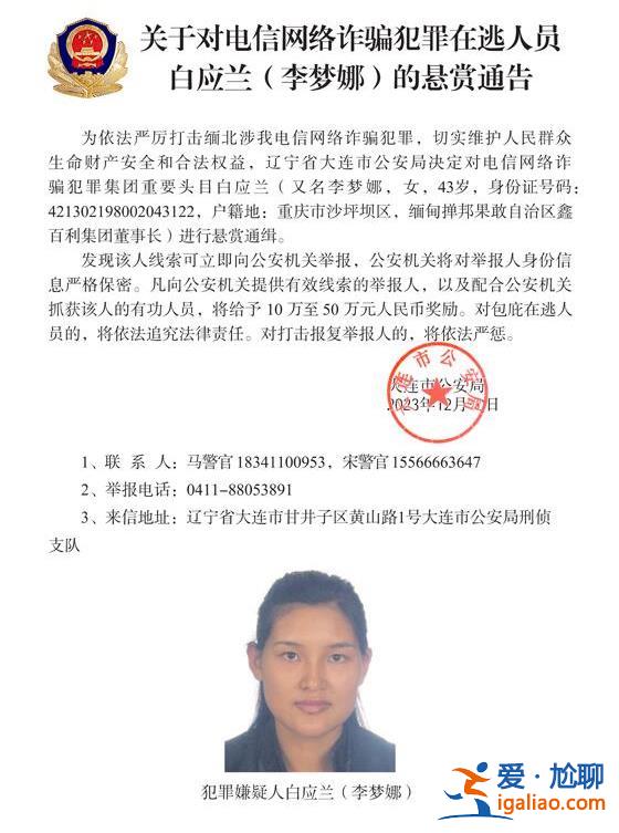 公安機關(guān)通緝白所成、魏懷仁、劉正祥等10名緬北果敢電詐集團頭目？