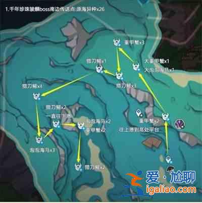 原神4.3中的異海凝珠在哪里？原神影響4.3 不同海凝珠分布地點及路線匯總？