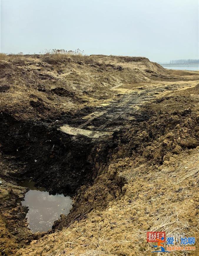 江蘇東海縣一水庫庫區(qū)被填埋大量黑色固廢 現(xiàn)場散發(fā)惡臭 有人被拘留？